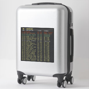 Sticker Airport Board (personnalisable)