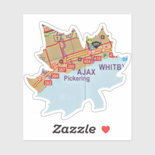 Sticker Ajax ON Carte Peinte