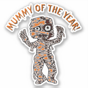 Sticker Ajouter un nom Texte, Maman de l'année, Phrase dir
