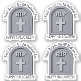 Sticker Ajouter un nom Texte, RIP 3D Gravestone doit retou