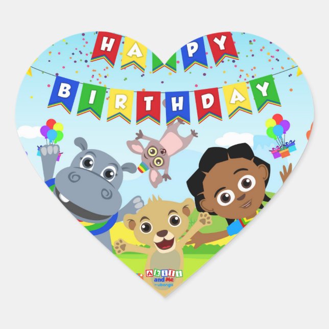 Sticker Akili & Friends 2 (Devant)