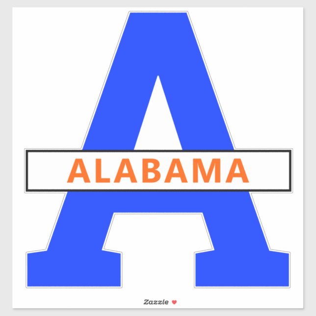 Sticker Alabama (Feuille)