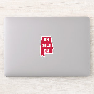 Sticker Alabama - Zone de liberté d'expression