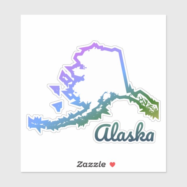 Sticker Alaska (Feuille)