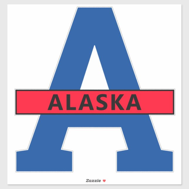 Sticker Alaska (Feuille)