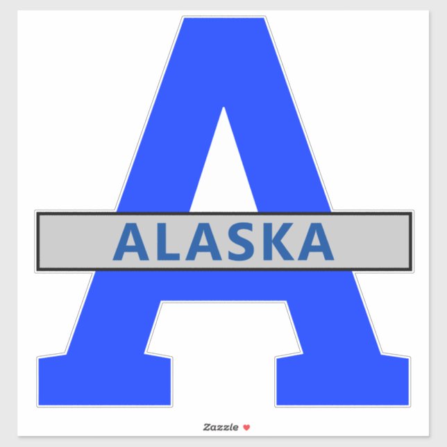 Sticker Alaska (Feuille)