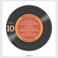 Album 12" Vinyl Record Rouge Orange Plat