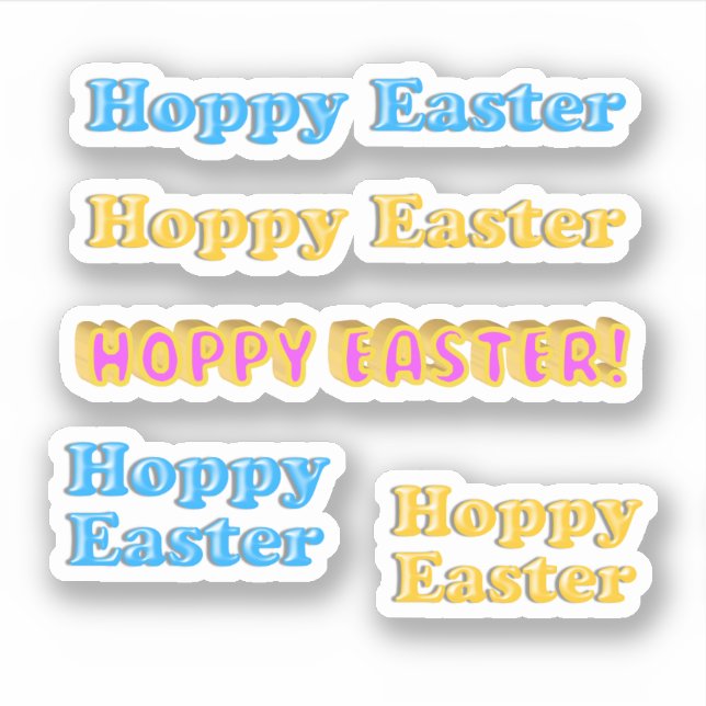 Sticker Album Scrapbooking Joyeuses Pâques (Devant)