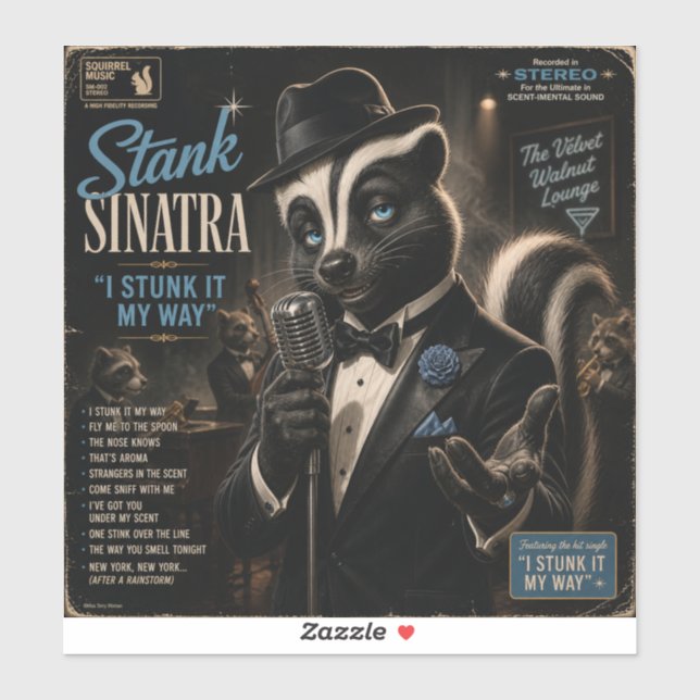 Sticker Album Stank Sinatra : une parodie (Feuille)
