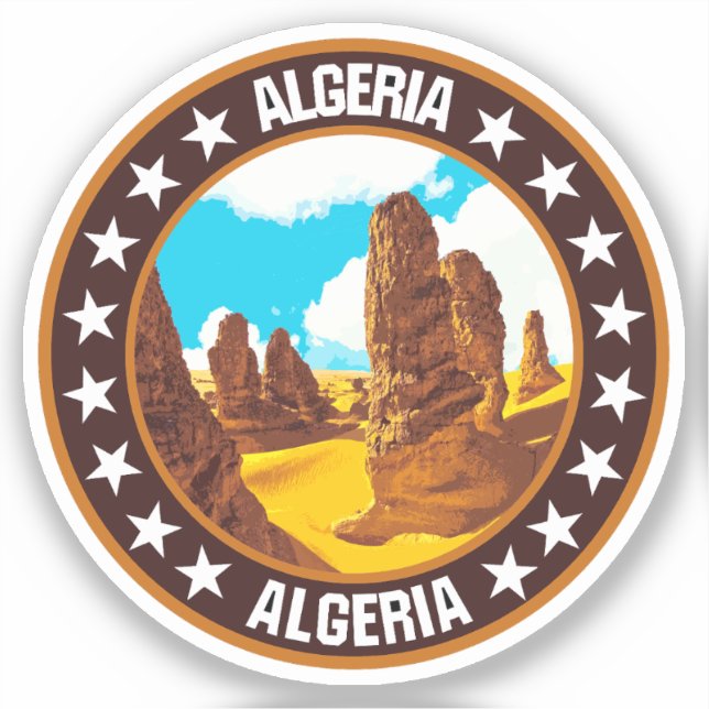 Sticker Algérie (Recto)