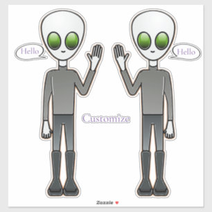 Sticker Alien courtois Thunder_Cove