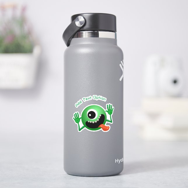 Sticker Alien drôle de visage (HydroFlask)