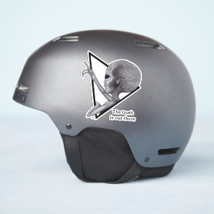 Sticker Alien gris, la vérité est là
