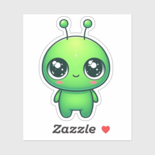 Sticker Alien mignon