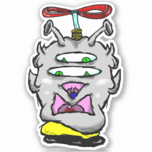 Sticker Alien Zippy Trippy Dazs