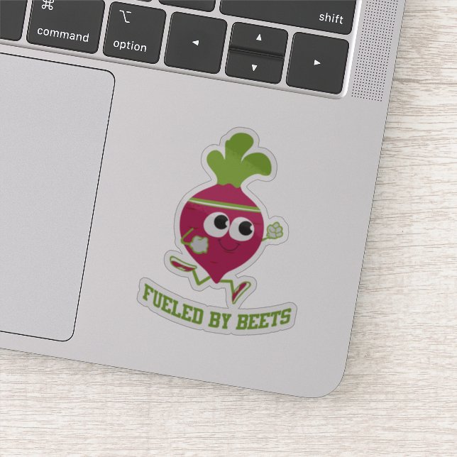 Sticker Alimenté Par Les betteraves (Détail)