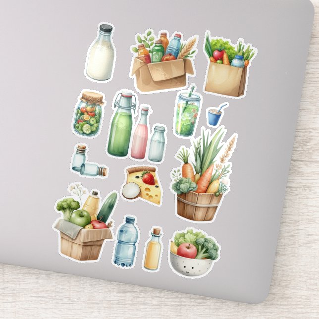 Sticker Aliments sains (Détail)