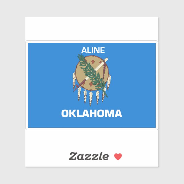 Sticker Aline Oklahoma (Feuille)