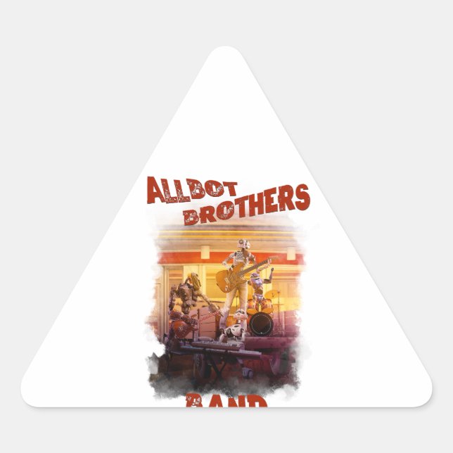 sticker Allbot Brothers Band /Bob's Saucer Repair (Devant)