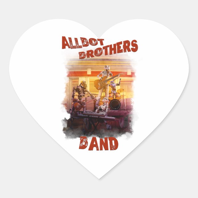sticker Allbot Brothers Band /Bob's Saucer Repair (Devant)