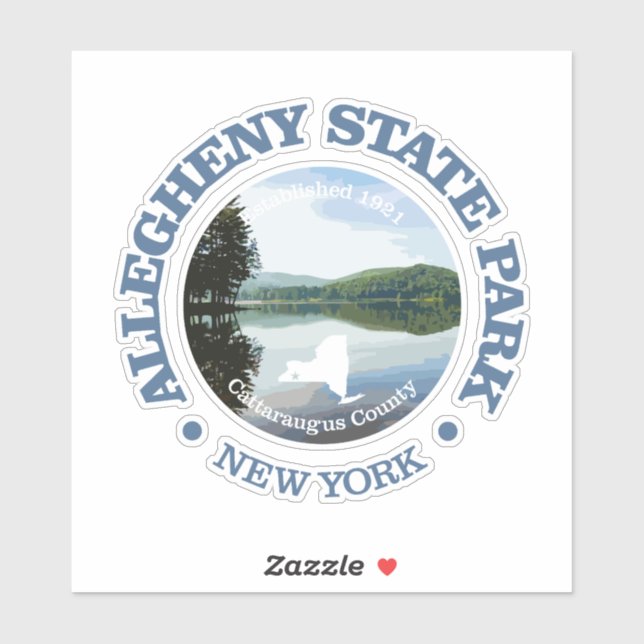 Sticker Allegheny State Park (SP) (Feuille)