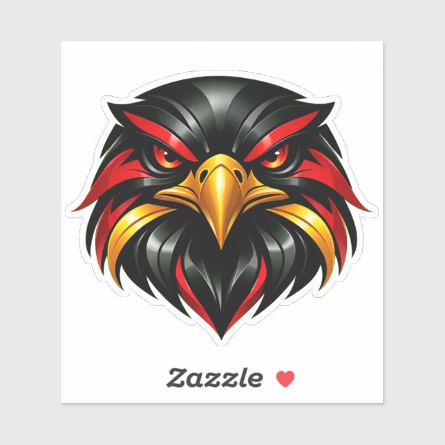 Sticker Allemagne Auto Aigle (Feuille)