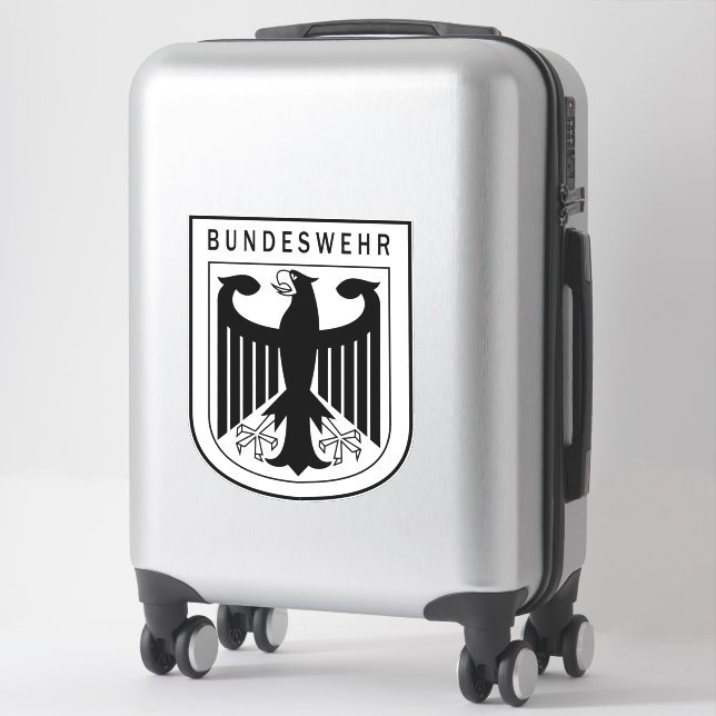 Sticker Allemand Retro Bundeswehr (Sur valise)