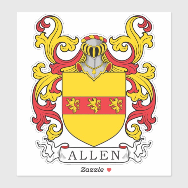 Sticker Allen Family Crest (Feuille)