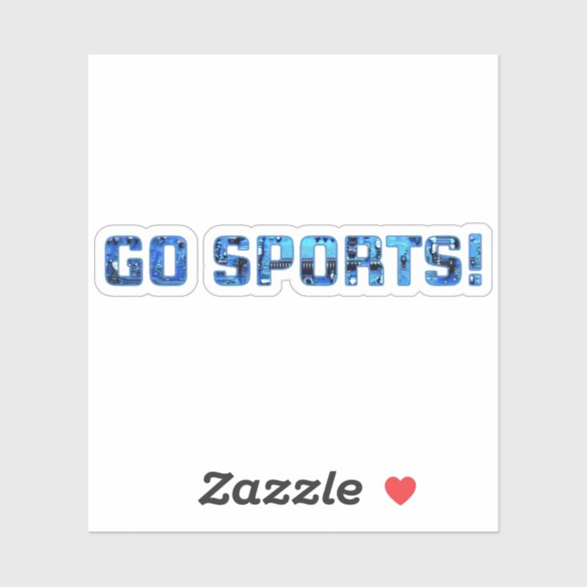 Sticker Allez les Sports ! (Feuille)