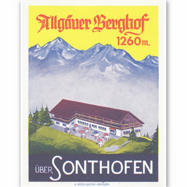 Sticker Allgäuer Berghof (Devant)