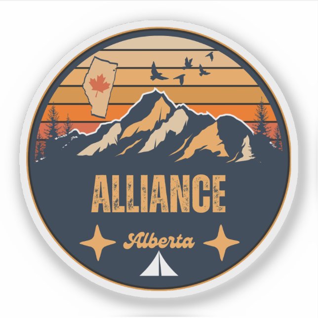 Sticker Alliance, Alberta (Devant)