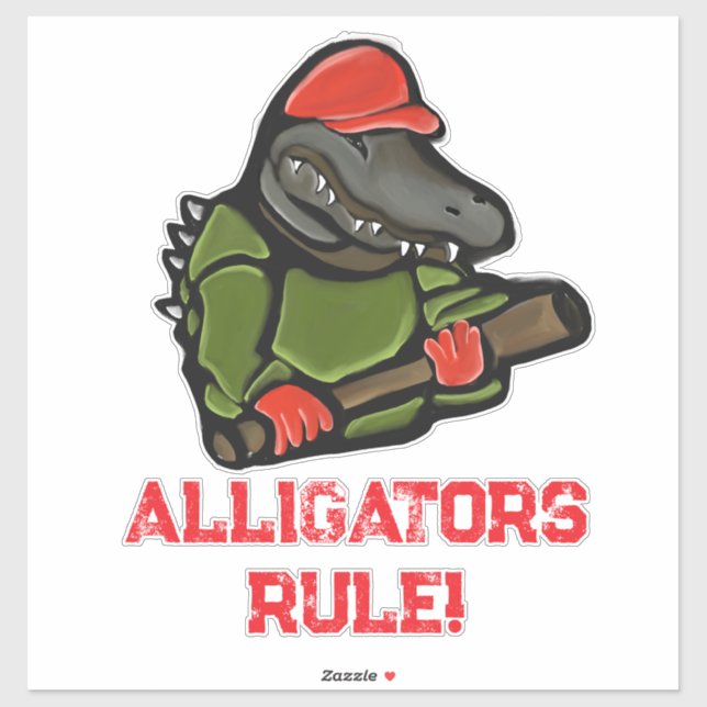 STICKER ALLIGATOR TRUMP 2025 (Feuille)
