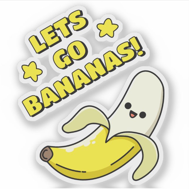 Sticker Allons Bananes ! (Devant)