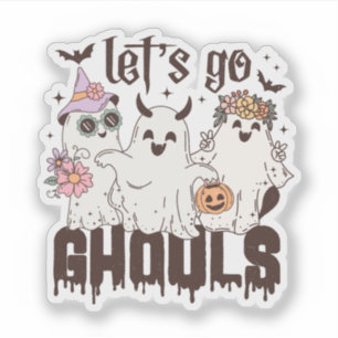 Sticker Allons Gouls Halloween