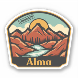Sticker Alma, Colorado
