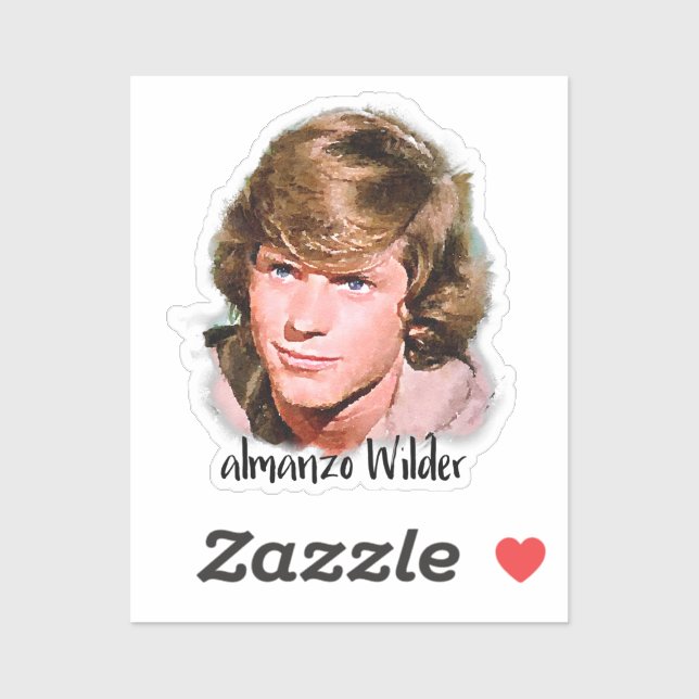 Sticker Almanzo Wilder Little House on the Prairie (Feuille)
