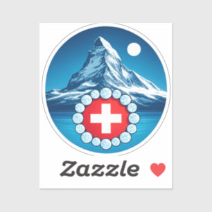 Sticker Alpes suisses - Matterhorn