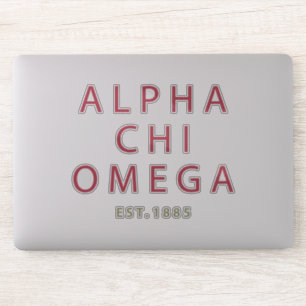 Sticker Alpha est d'Omega   de Chi. 1885