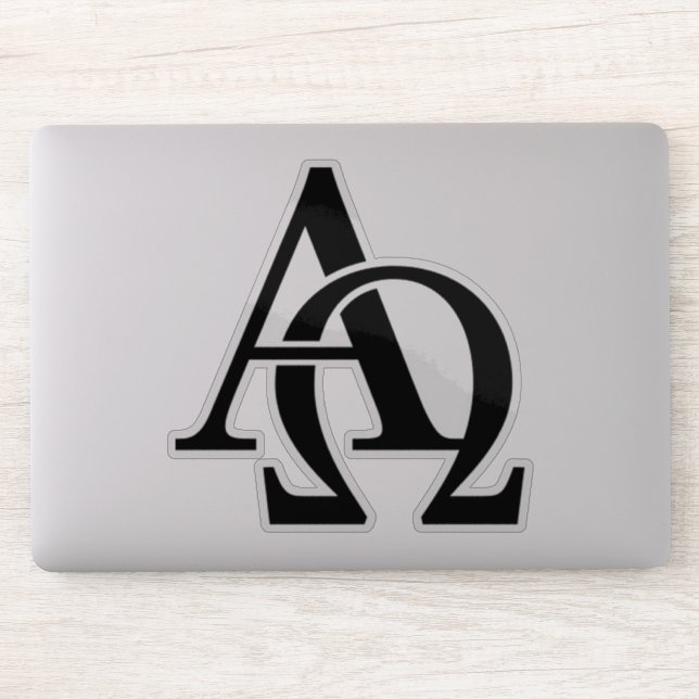 Sticker Alpha Omega (Ordinateur)