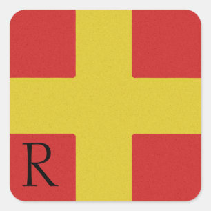 Sticker Alphabet Signal Nautique R