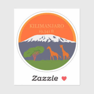 Sticker Altitude du Kilimandjaro