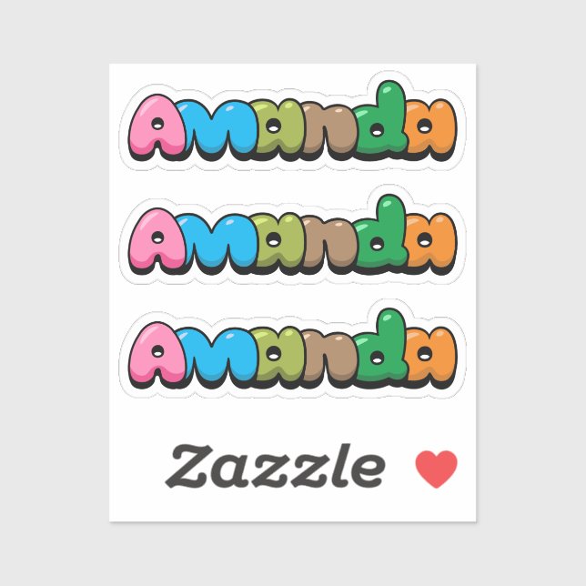 Sticker Amanda (Feuille)