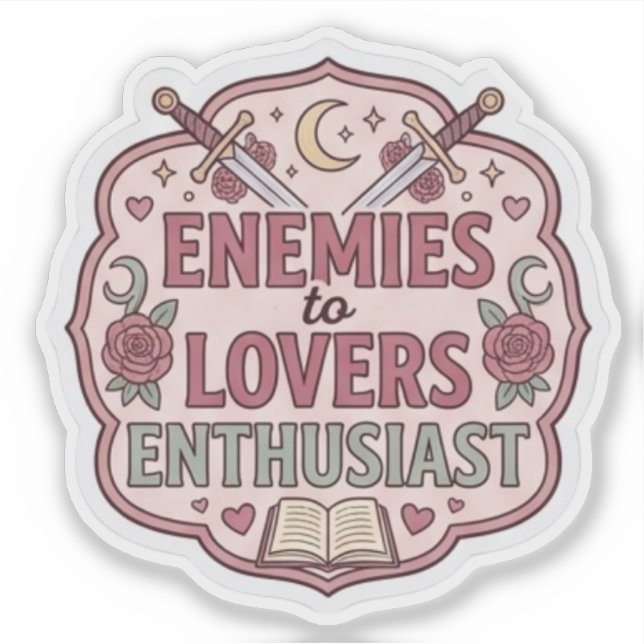 Sticker Amateur de Ennemis à Amants - Fantasy Romance (Devant)