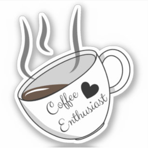 Sticker Amateurs de café (Amateurs de café esthétique)