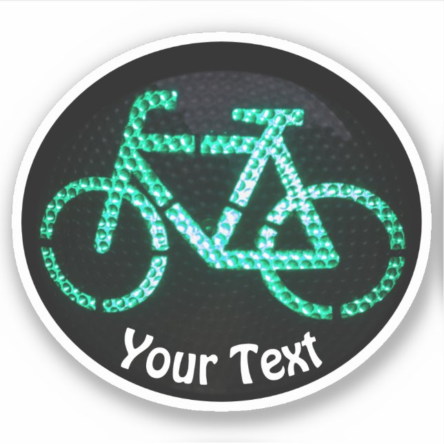 Sticker Amateurs de vélo et de mobilité durable (Devant)
