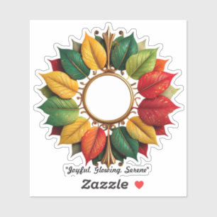 Sticker "Ambiance de Noël doré"