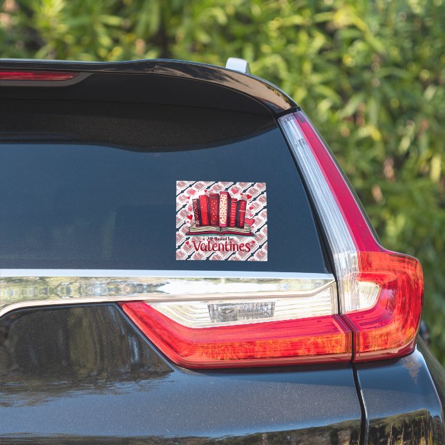 Sticker Ambiance Lecture Romantique Cadeau de la Saint-Val (Côté voiture)