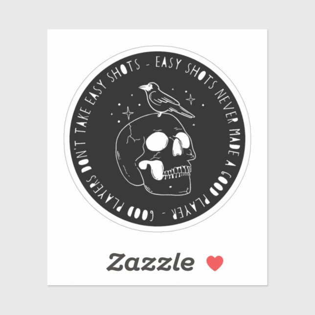 Sticker Ambiguë Disk Golf (Feuille)