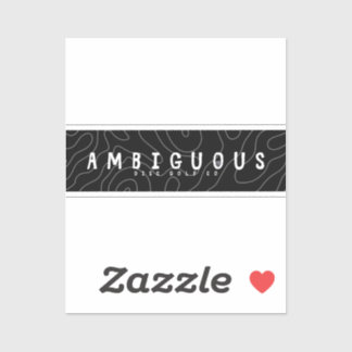 Sticker Ambiguë Disk Golf