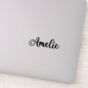Sticker Amelie Nom - Calligraphie manuscrite